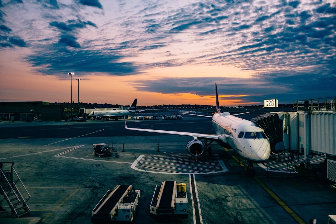 Crafting Captivating Headlines: Your awesome post title goes here Airport in the evening